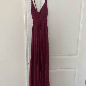 Burgundy Maxi Dress